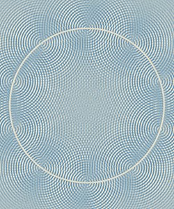 Dessin des ondes concentriques de la fontaine « O »
