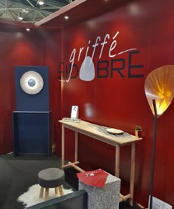 Stand « Griffé Sidobre » au salon Rocalia, à Lyon